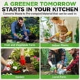 thumbnail image 5 of Nutrichef 3L Electric Kitchen Composter - Composts Organic Material & Food Scraps  Countertop Automatic Compost Bin  Dry, Crush, & Cooling Functions  Perfect for Kitchens & Apartments  White, 5 of 7