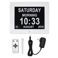 thumbnail image 2 of Digital Calendar Alarm Day Clock, 10 Inch Screen 8 Languages Display 5 Custom Alarms Automatic Dimming AM PM, Digital Calendar Clock For Seniors, 2 of 8
