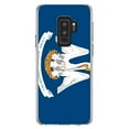 thumbnail image 1 of DistinctInk Clear Shockproof Hybrid Case for Samsung Galaxy S9+ PLUS (6.2" Screen) - TPU Bumper, Acrylic Back, Tempered Glass Screen Protector - Louisiana State Flag - US State Flag, 1 of 5
