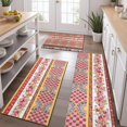 thumbnail image 2 of Pioneer Flower Floral Print Pattern Kitchen Rugs Sets Of 3,Kitchen Runner Rugs Non Skid Washable,Decorative Kitchen Floor Mats for Kitchen,Sink,Laundry,17"x30"+ 17"x47" + 17"x59", 2 of 6
