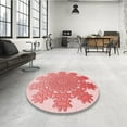 thumbnail image 3 of Ahgly Company Indoor Rectangle Patterned Valentine Red Area Rugs, 4' x 6', 3 of 6