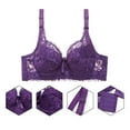 thumbnail image 6 of C D Cup Brassiere Push Up Lingerie Underwire Bras Lace Bra Underwear Bralette LIGHT BLUE 85D, 6 of 8