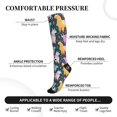 thumbnail image 2 of Sikiie Colorful Alpaca 1 Pairs Compression Socks for Men and Women 15-20 mmHg Running Support Socks, 2 of 7