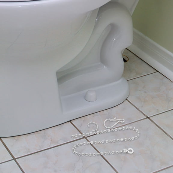 Luxshiny Stainless Steel Chain Toilet Flapper Chain Universal Fit for Outdoor Use 2Pcs