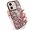 Pink, variant on for iPhone 16 Plus Case with Bling 3D Floral Pattern, Girly Woman Cute Soft TPU Plated Silicone Gradient Glitter Sparkly Case Shockproof Protective Cover for iPhone 16 Plus 6.7" (Purple)