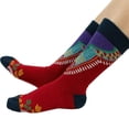thumbnail image 3 of 3 Pairs/pack Women Socks African Design Colorful Soft Socks Leisure Cotton Warm Sock Gift Female WYB538, 3 of 5