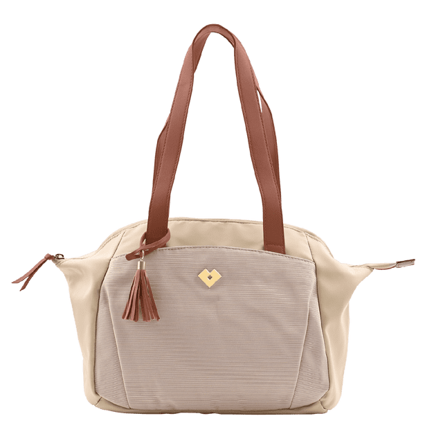 Bolsa de Mujer Bandolera LuckyLy Modelo Cady Beige UNITALLA