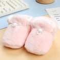 thumbnail image 5 of huajiao Baby Shoes Toddler Boots Soft Bottom Toddler Shoes Plus Velvet Thick Non Slip Large Cotton Shoes Little Girl Shoes Size 12, 5 of 6