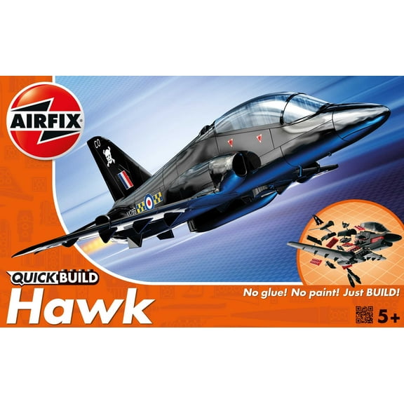 Airfix Quickbuild Bae Hawk Airplane Brick Building Model Kit