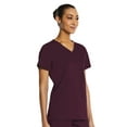 thumbnail image 2 of ELEMENTS BY ALEXANDERS UNIFORMS Women's EL9105 2-Pocket V-Neck Four Way Stretch Scrub Top Wine Large, 2 of 4