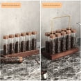 thumbnail image 3 of Soporte de Exhibición de Tubos de Ensayo de Vidrio Herramientas de Almacenamiento de un Solo Tubo Botella Dispensadora de Granos de Café Frasco Sellado de Café Granos B, 3 of 5