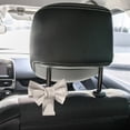thumbnail image 4 of Cute Bow Car Hooks ABS Material for Universal Vehicles Easy Installation Holds Purses Bags Organizes Car Interior with Strong Load Capacity Stylish Design, 4 of 4