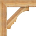 thumbnail image 3 of Ekena Millwork 8"W x 32"D x 32"H Balboa Block Rough Sawn Bracket w/ Offset Brace, Western Red Cedar, 3 of 25