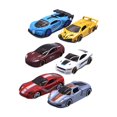 thumbnail image 2 of 6 Piezas Coches de Carreras para Niños Vehículo de Juguete de Aleación Regalo de Cumpleaños Coche de Juguete para Niños Coche Modelo 1:64 para Niños D, 2 of 8