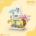 thumbnail image 2 of Street View Micro Particle Building Blocks, Small Particle Cute Sweet Shop Candy Shop Model, Mini Decoration For Birthday Gifts, 2 of 5