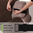 thumbnail image 2 of 100% Waterproof Recliner Cover for Large Recliners - Pet-Resistant Non-Slip Furniture Protector with Soft Cotton Finish Crafted Sofa Recliner Protector, Recliner, Brown, 2 of 6