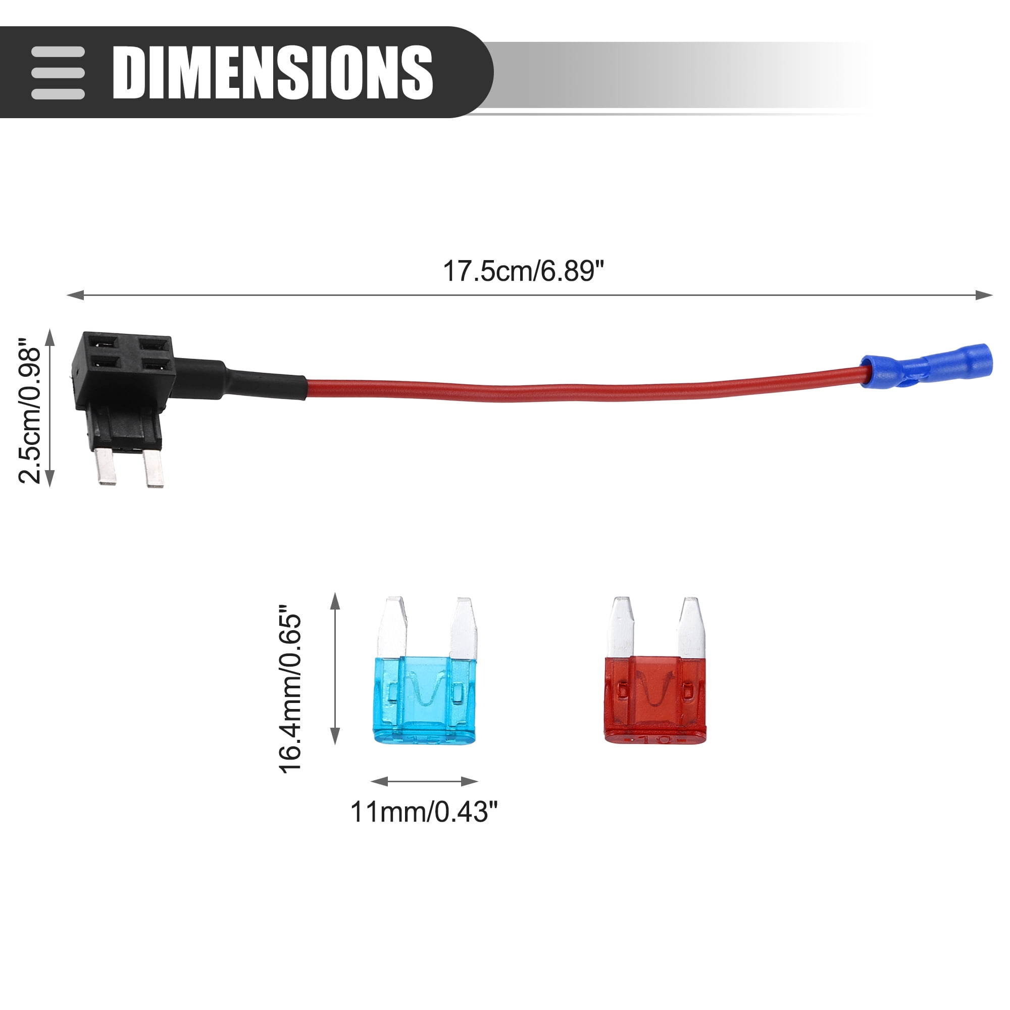 Automotive Car Truck 5 pezzi 16 AWG Adattatore TAP con