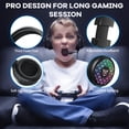 thumbnail image 4 of Onikuma-auriculares con cable USB de 3,5mm, auriculares portátiles para juegos, auriculares con volumen ajustable para consola de juegos de ordenador, accesorio para PC de escritorio X7pro Scienceny EL005812-02B, 4 of 7