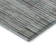 thumbnail image 3 of Addison Rugs Mayfield Premium Machine Washable Transitional Stripes Teal Round Rug, 8' X 8' Machine Washable Transitional Stripes Teal Oversized Sherpa Throw Blanket, 3 of 6