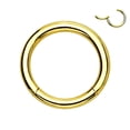 thumbnail image 4 of Luxe Modz Septum Clicker Ring Hinged Nose Hoop Ring Jewely Surgical Steel Piercings Jewelry for Women Men Sold Each, 4 of 8