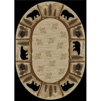 Mayberry Rug HS7472 8X10OV 7 ft. 10 in. x 9 ft. 10 in. Oval Hearthside Toccoa Area Rug, Multi Color