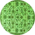 thumbnail image 1 of Ahgly Company Indoor Round Persian Green Traditional Area Rugs, 8' Round, 1 of 1