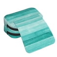 thumbnail image 4 of Kdxio Teal Turquoise for Double Compartment Pen Case Oxford Organizer with Zipper Pockets for Students Artists, 4 of 7