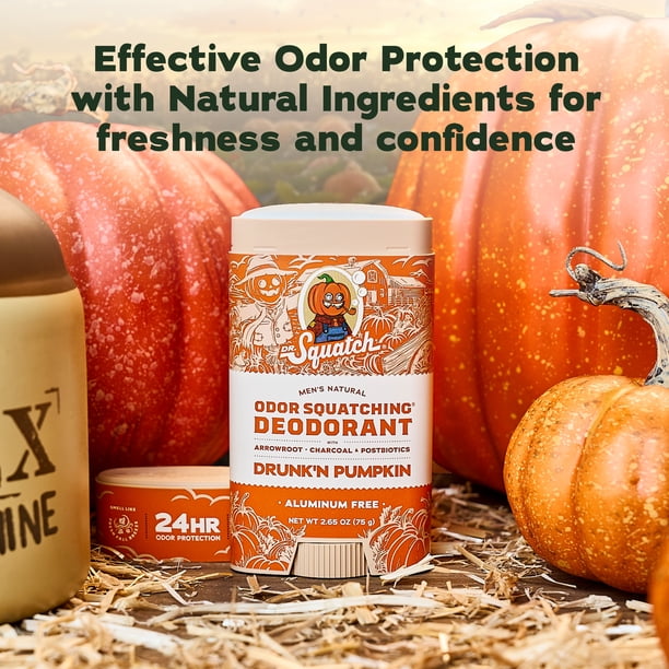 Dr. Squatch Pumpkin Deodorant | Deodorants for beauty supply