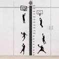 thumbnail image 2 of Pegatinas De Pared Baloncesto Para Medir La Altura De Un Niño De, 2 of 4