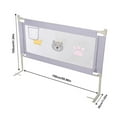 thumbnail image 2 of Extra Long Toddler Bed Rails Extra Long Bumper Safety Rails Guard for Toddler Bed Extra Tall Rail Bed Bumper Security Adjustable Bed Rail Fence for Queen Beds, 2 of 9