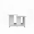 thumbnail image 5 of Coffee Table for Living Room & Home Office - 23.6" W, Open Shelf, White, Compact & Stable, 5 of 7