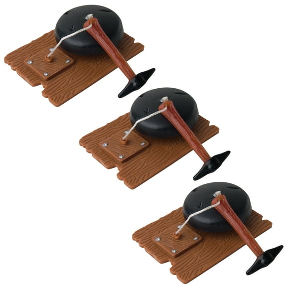 Set of 3 Timekeeper Bells for WWE & AEW Wrestling Action Figures