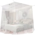thumbnail image 1 of Polyester Mosquito Net Portable Double Door Fine Mesh Mosquito Net for Camping Travel, 1 of 8