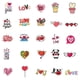 thumbnail image 3 of Cateissary 50 pegatinas de amor impermeables para sobres, álbumes de recortes, botellas de agua, portátiles, bodas, ventanas de coches, pegatinas de Electrónica, 3 of 6