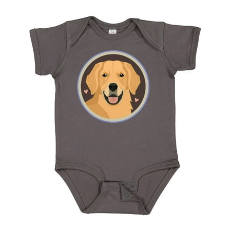 

Inktastic Golden Retriever Dog Gift Boys or Girls Baby Bodysuit