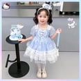 thumbnail image 2 of Vestido de Lolita Kawaii Cinnamoroll para niñas, vestido de verano de estilo coreano nuevo de Anime, falda de princesa para niños, vestido de manga corta, vestido de fiesta dulce, 2 of 5