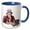 Blue/White, variant on 3drose, Uncle Sam with Empty Treasury, 11oz Mug