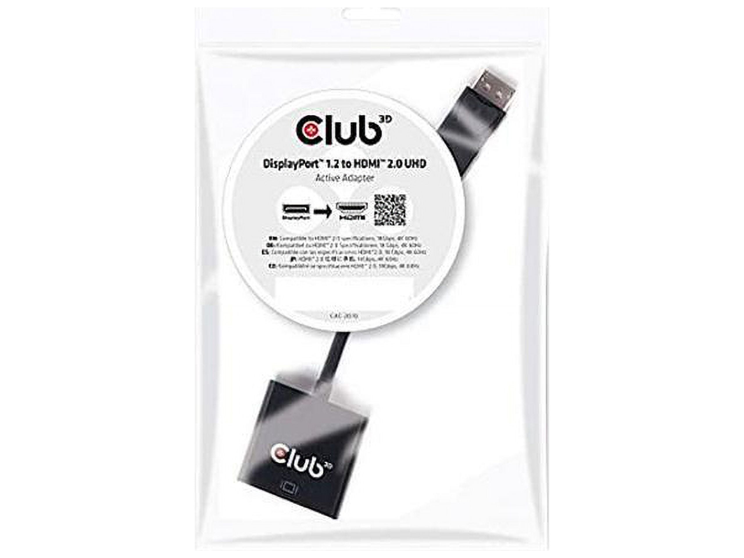Club 3D CAC-1010 DisplayPort A DVI Dual-Link DVI-D – Adaptador Activo