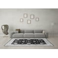 thumbnail image 3 of Ahgly Company Indoor Rectangle Oriental Gray Industrial Area Rugs, 4' x 6', 3 of 4