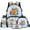 Capybara Reading Book, variant on Yspwyqan Capybara Reading Book Backpack Set 4Pcs with Lunch Box Pencil Case, 17 Inch Lightweight Large Capacity Bookbag for Elementary Middle School Hiking