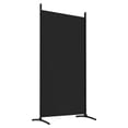 thumbnail image 6 of Bowery Hill Contemporary 4-Panel Room Divider in Black Fabric, 6 of 12