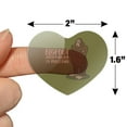 thumbnail image 6 of Bigfoot Doesn't Believe In You Either Heart Shaped Planner Calendar Scrapbook Craft Stickers, 6 of 7