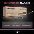 thumbnail image 6 of A-Premium Front Driver or Passenger Brake Hydraulic Hose Compatible with Audi Models - TT 2008-2009, TT Quattro 2011-2015 - Replace# 8J0611701C, 6 of 8