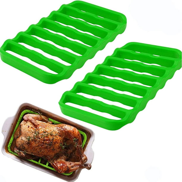 Non Stick Cooling Rack for Meat Easy Clean Silicone Baking Rack