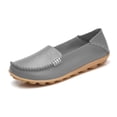 thumbnail image 3 of Zapatos de cuero para mujer zapatos antideslizantes para caminar zapatos planos para viajes al aire libre, 3 of 6