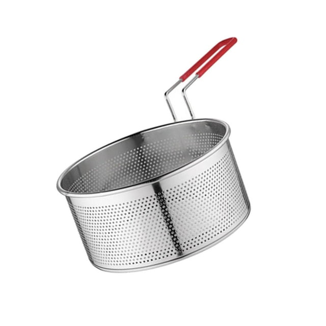 Fryer Basket Kitchen Tool Mesh Tableware Mesh Basket Kitchen Basket Colander for Restaurant L