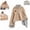 Apricot color, variant on Heated Shawl Wrap for Women, USB Wearable Heated Blanket with 3 Heat Settings, Zip Front Knit Cape for Home Office Travel Winter Gift for Parents