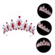 thumbnail image 5 of unbranded Tiara Roja Con Para Celebraciones De Cumpleaños Y Bodas Accesorio De, 5 of 8
