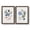 Barnwood Walnut, variant on Fresh Start I - Premium Framed Canvas 2 Piece Set - Ready to Hang