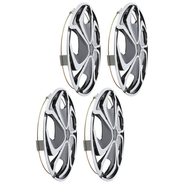 Wheel Rim Covers, 4 Pcs Full Protection 14 Inch Wheel Hub Caps Universal Fit Stylish Look for Most Car Truck SUV